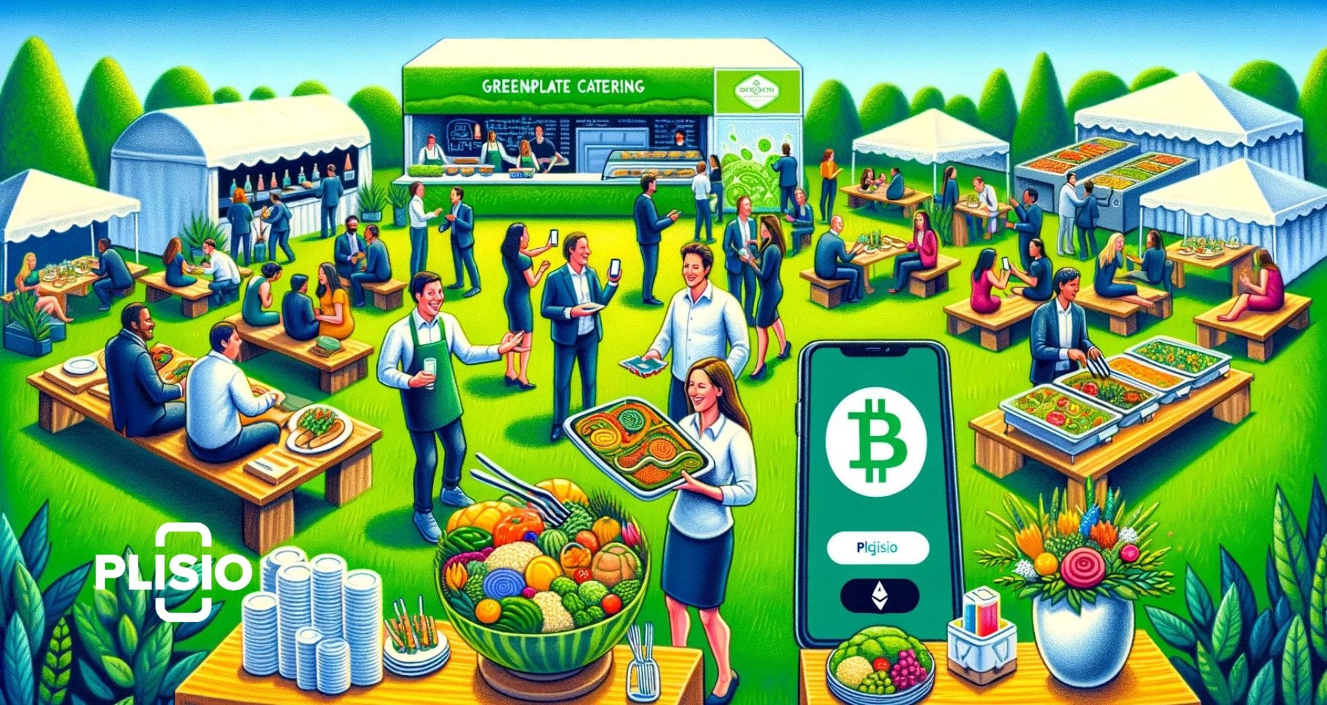 Catering Goes Crypto: GreenPlate's Leap