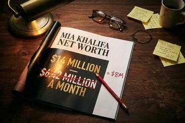 มูลค่าสุทธิของ Mia Khalifa ในป�...