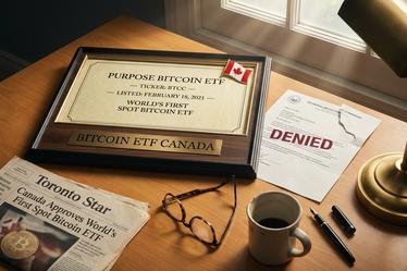 So sánh ETF Bitcoin tại Canada: Purpose, iShares và Fidelity.
