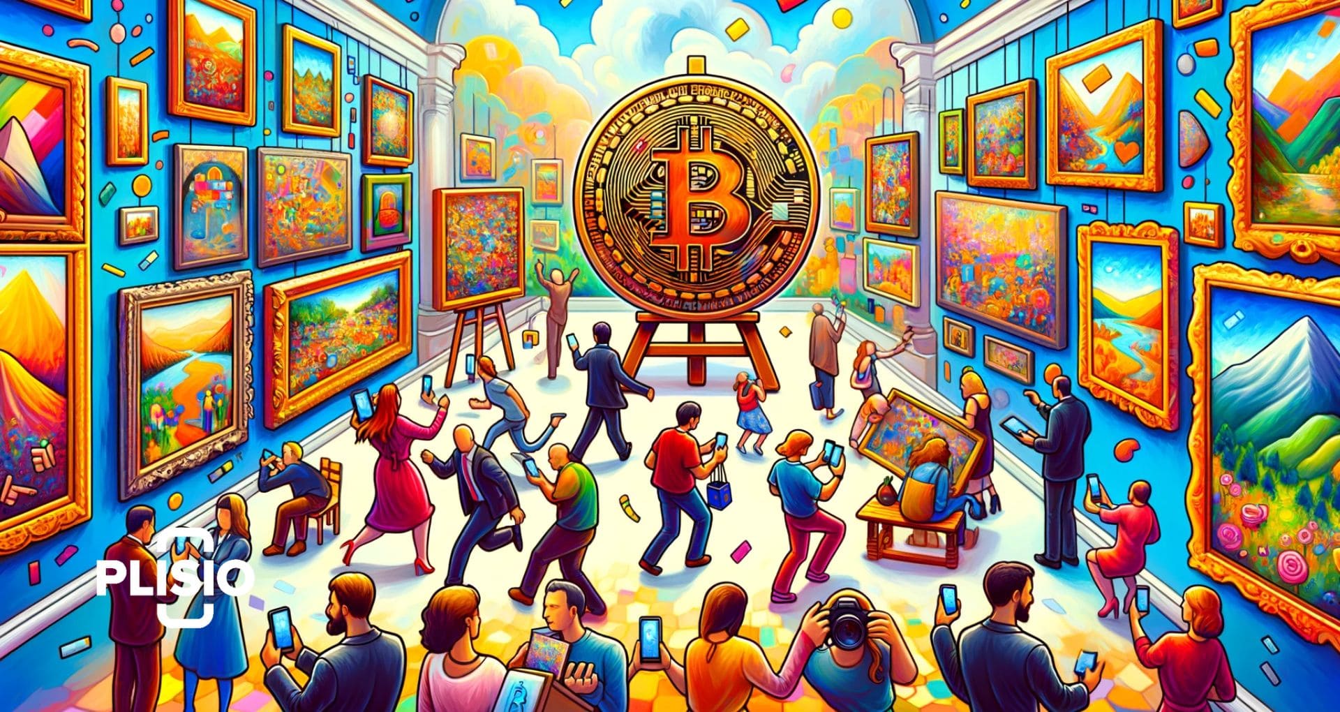 Le vendite d'arte trovano nuove strade attraverso Bitcoin e criptovalute