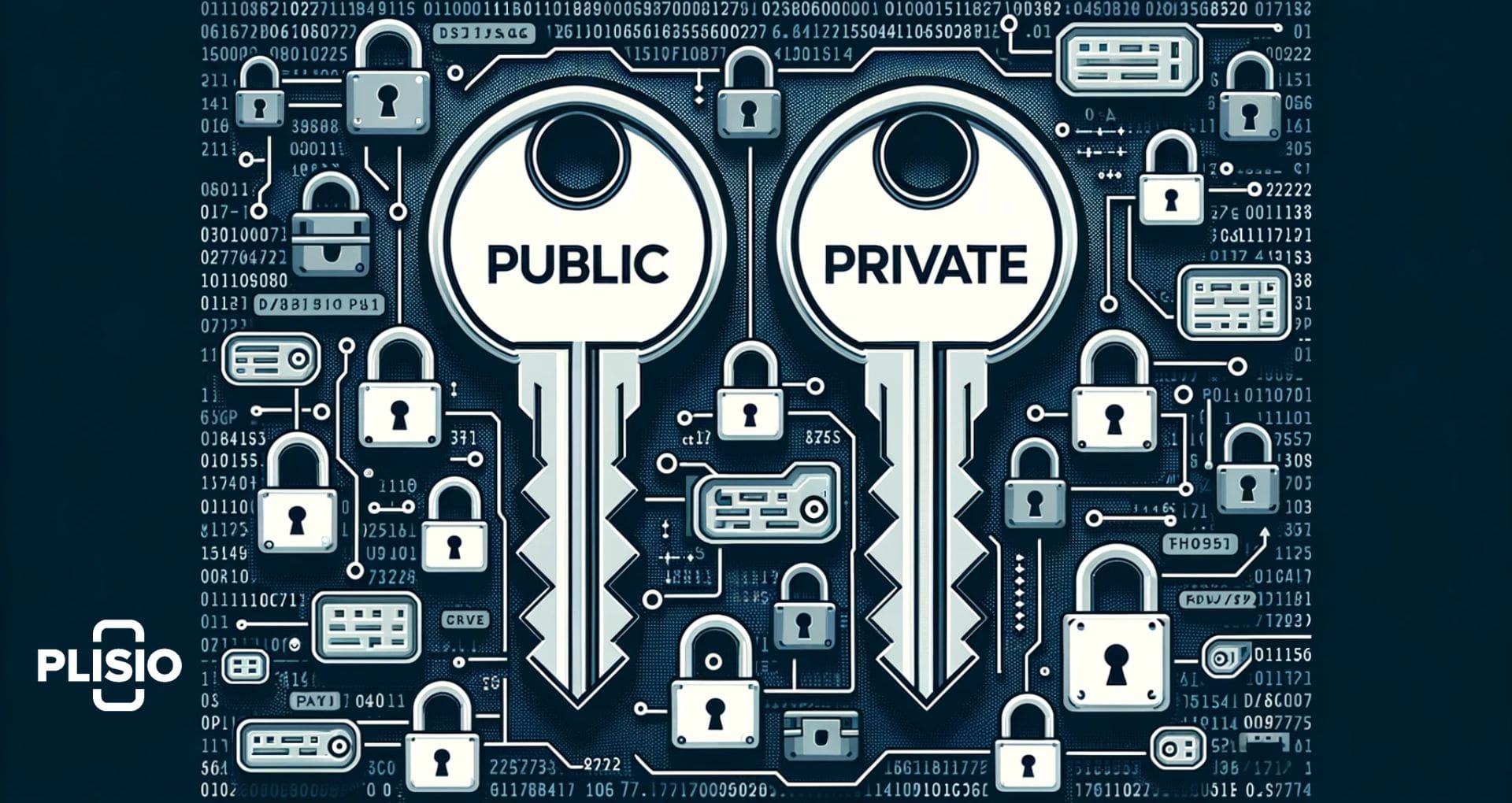 암호화 보안에서 공개 키와 개인 키의 역할 이해.