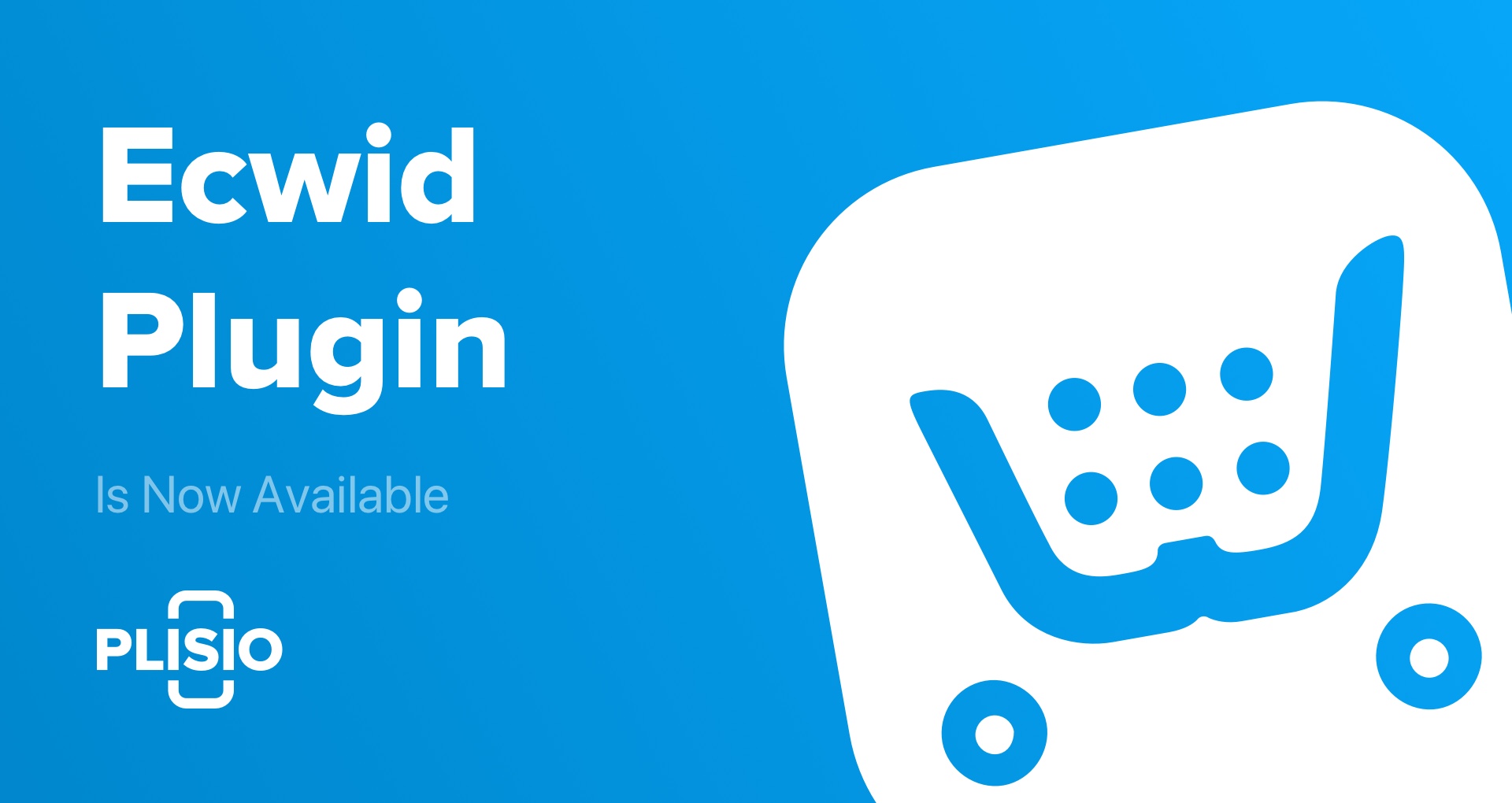 Ecwid plugin is already available. Add it right now!