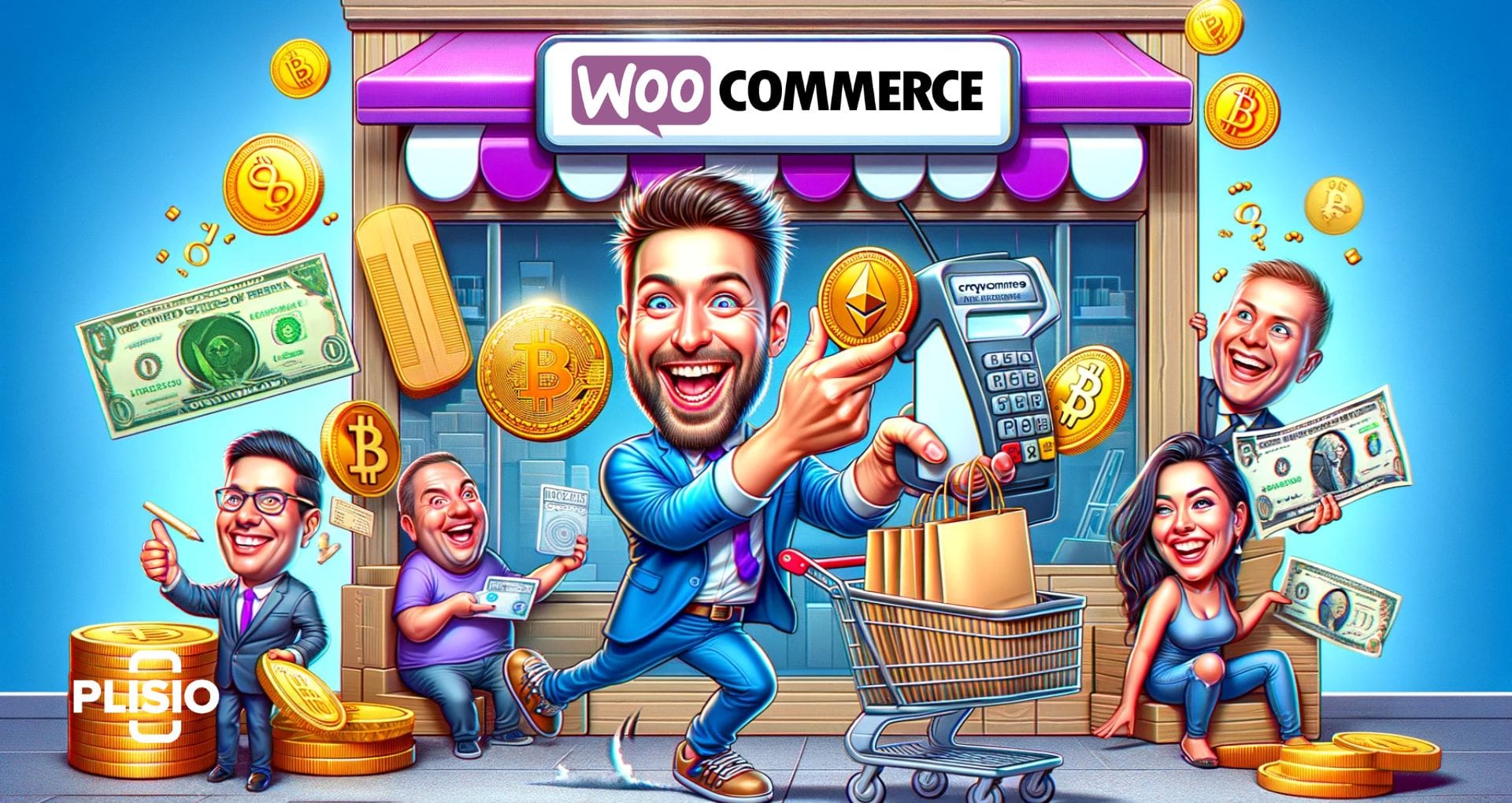 รับการชำระเงิน crypto ด้วย WooCommerce