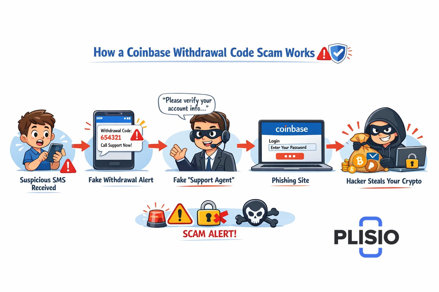 Kod wypłaty Coinbase: zrozumienie oszustwa i jak zachować bezpieczeństwo