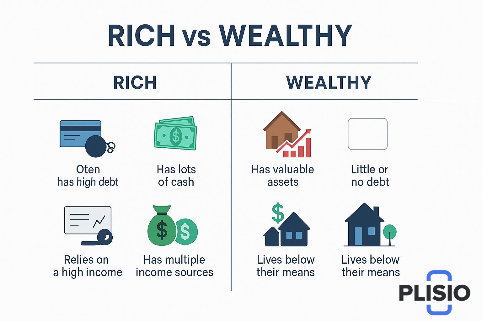 Rich vs. Wealthy