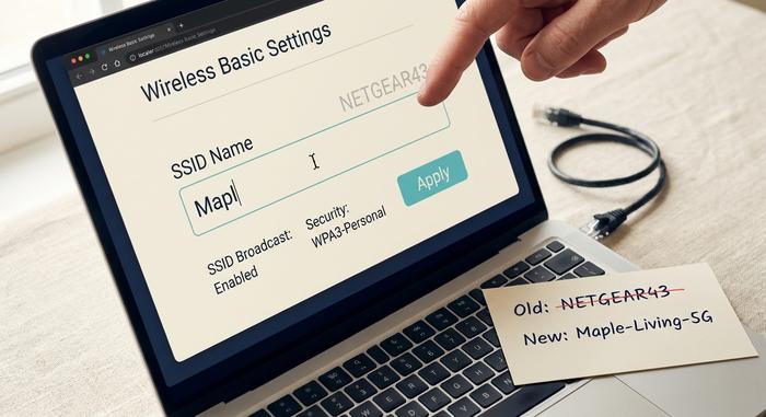 Ändern Sie Ihren WLAN-Namen