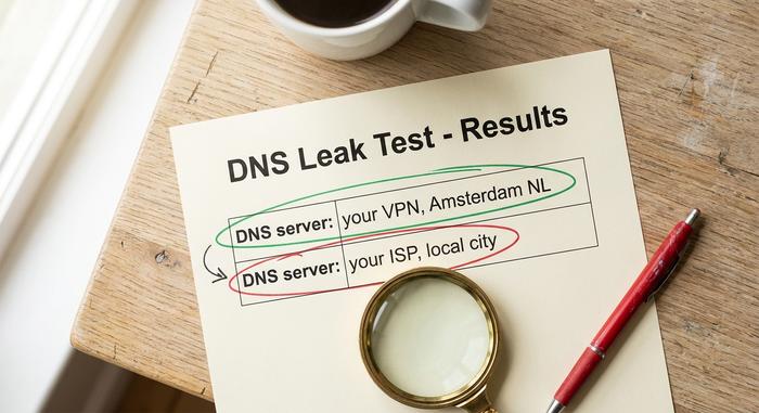 การทดสอบการรั่วไหลของ DNS