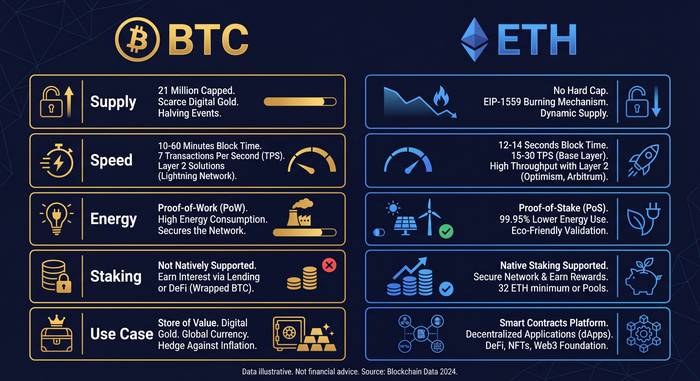 ethereum vs bitcoin