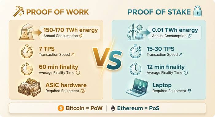 Dowód pracy kontra dowód udziału
