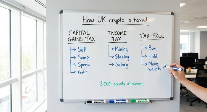 tassa sulle criptovalute nel Regno Unito